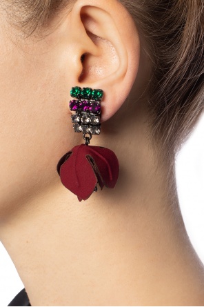 Floral motif earrings, zdjęcie 2 Floral motif earrings od Marni